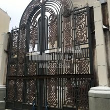 литые ворота
